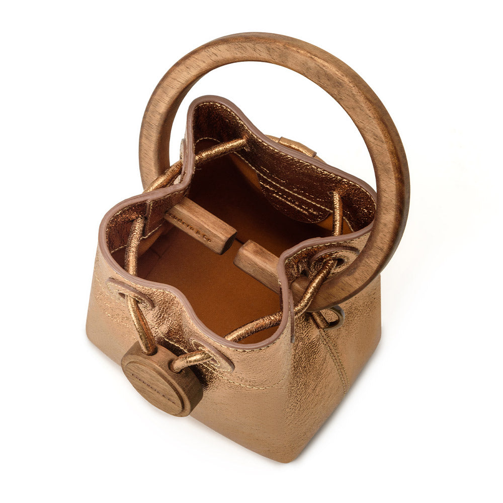 Bolsa Ange Bucket Âmbar