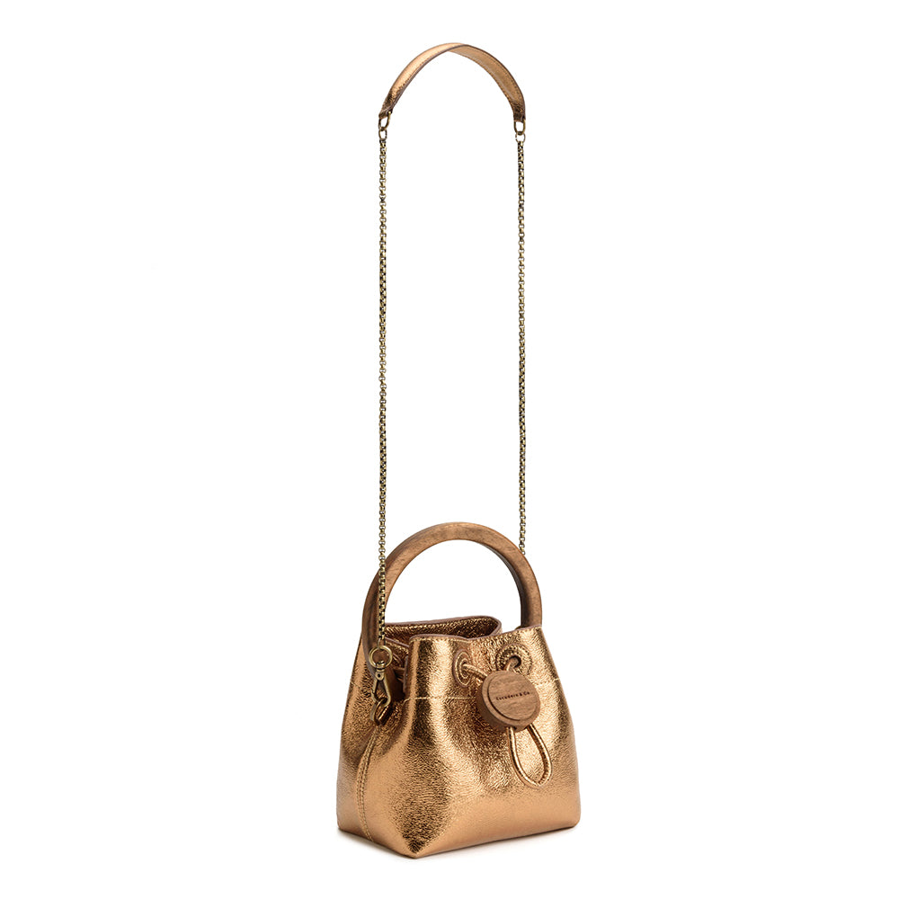 Bolsa Ange Bucket Âmbar