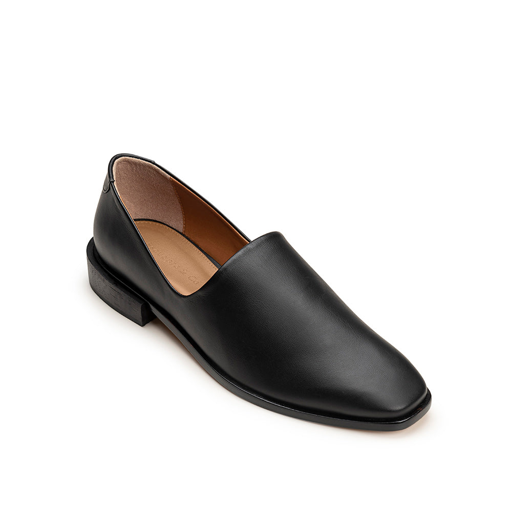 Escudero-Sapato-Loafer-Chiara-Preto-Couro