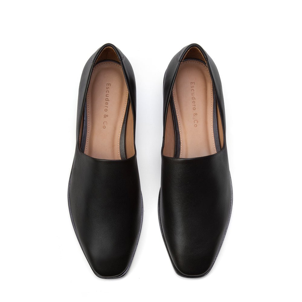 Escudero-Sapato-Loafer-Chiara-Preto-Couro