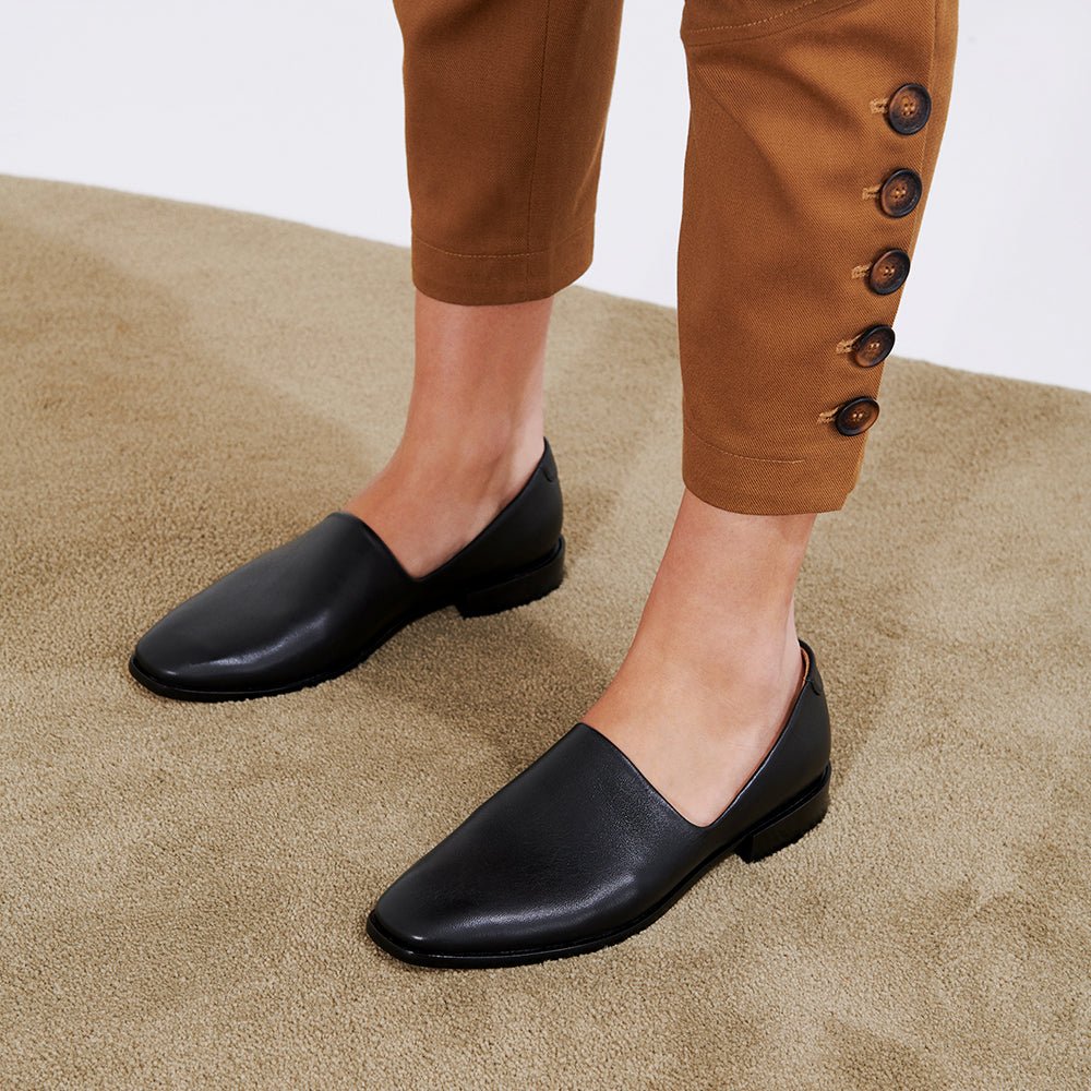 Escudero-Sapato-Loafer-Chiara-Preto-Couro