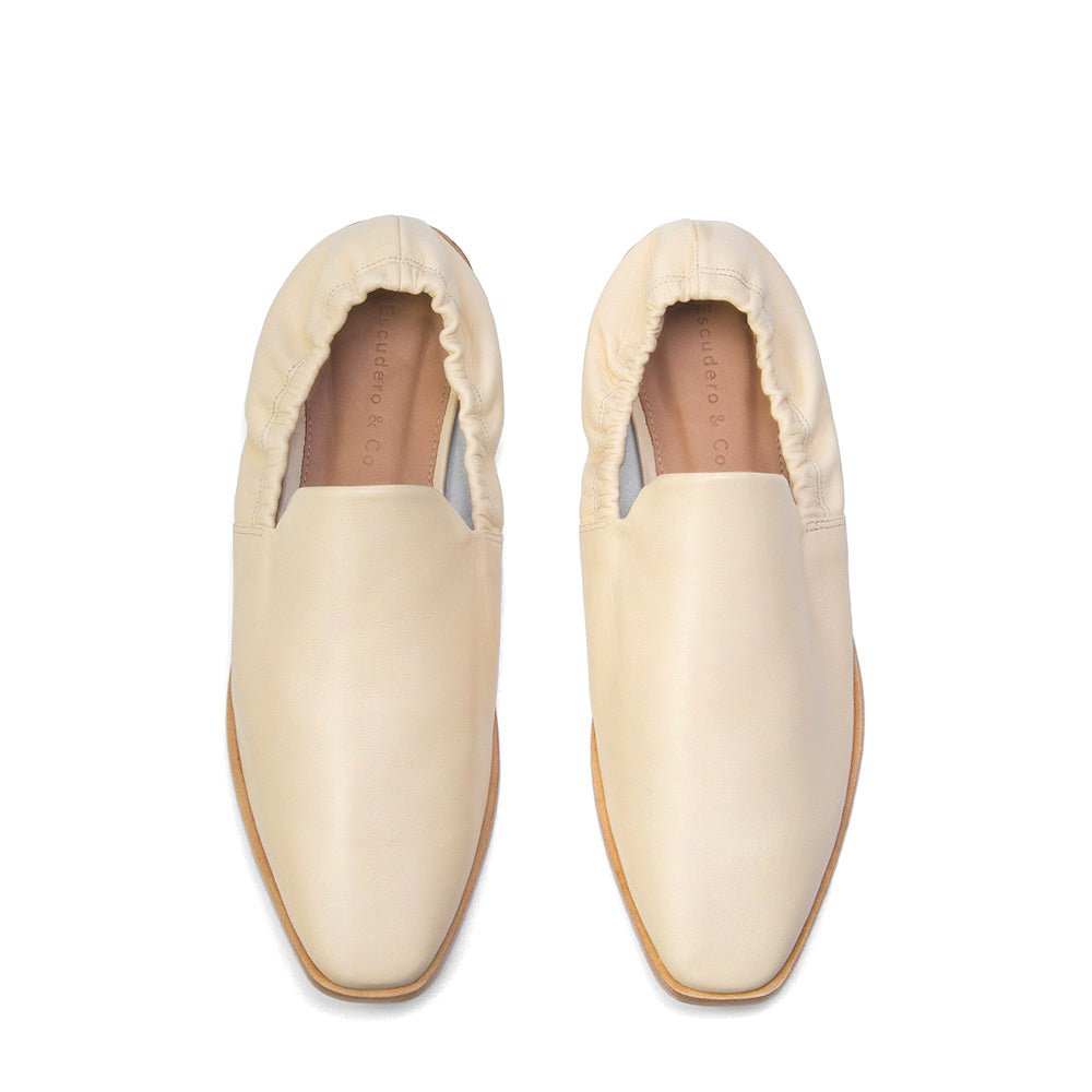 Escudero-Sapato-Slipper-Tessa-Creme-Couro