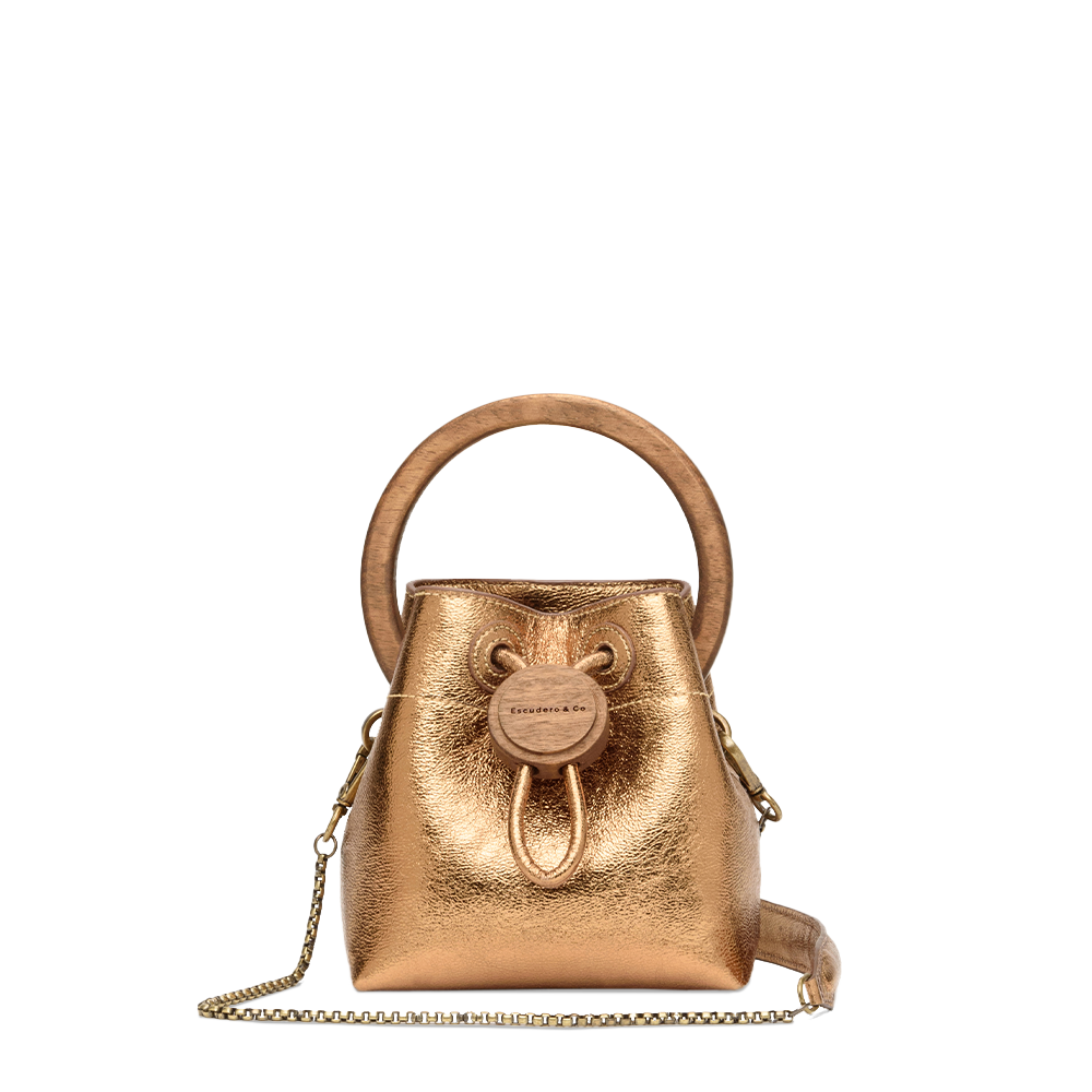 Bolsa Ange Bucket Âmbar